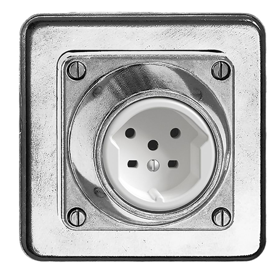 UP-Steckdose feucht T15 Al natur