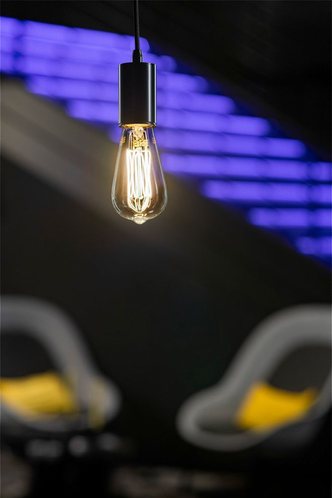 Lampe LED SLV E27 6W 570lm 2222K VAR clair Ø65×145mm