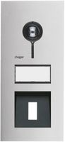 Aussenstation Video Hager elcom.one 1 Wohnung, für Fingerprintleser Edelstahl