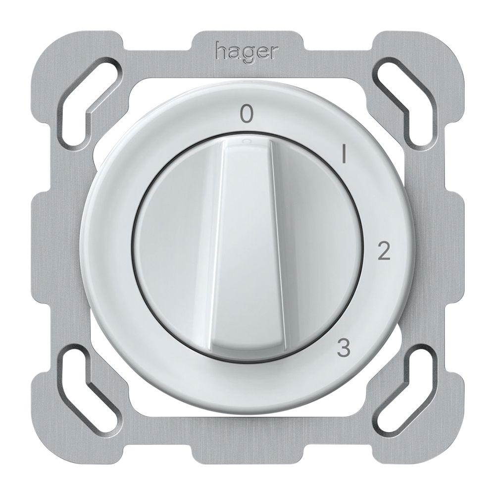 Interrupteur rotatif ENC origin commut.multiple 5/1L 16A 250V 0-1-2-3 77×77mm bc