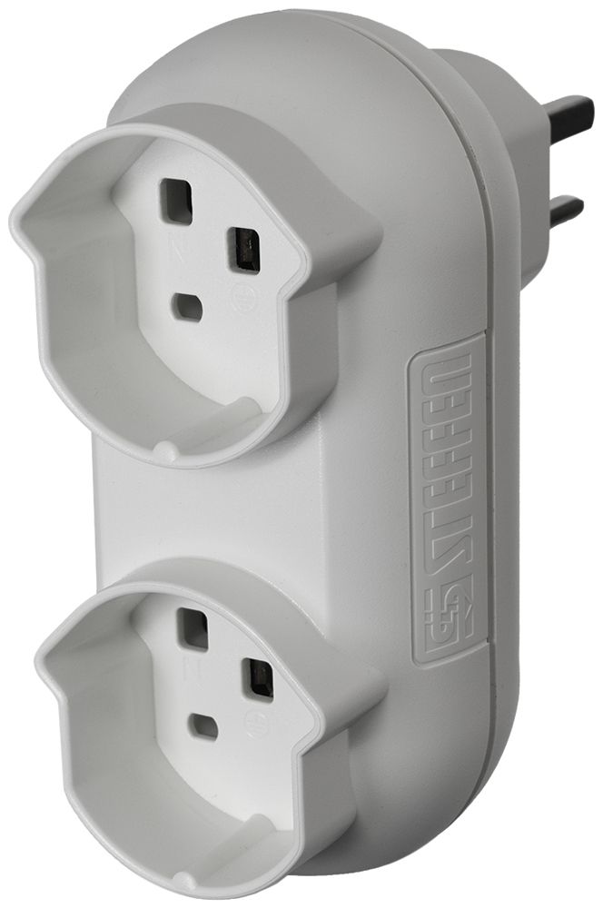 Mehrfachstecker Steffen STRONG 2×T25 16A 400V IP20 weiss