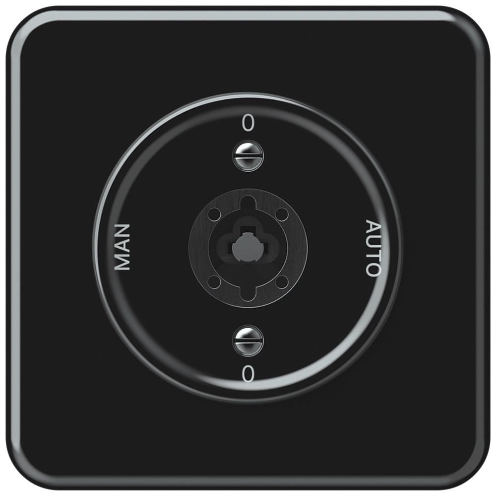 Interruttore a chiave INC origin commutatore 2/1L 16A 250V 1-2-1-2 92×92mm nero