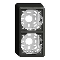 Capot avec plaque de base 54/39mm pour combinaison FX vertical/horizontal noir