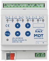 REG-Jalousieaktor KNX MDT JAL-0410M.02 4-Kan 8A 300W 230VAC 4TE