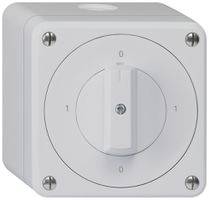 AP-Drehschalter robusto IP55 Schema 0/3P grau