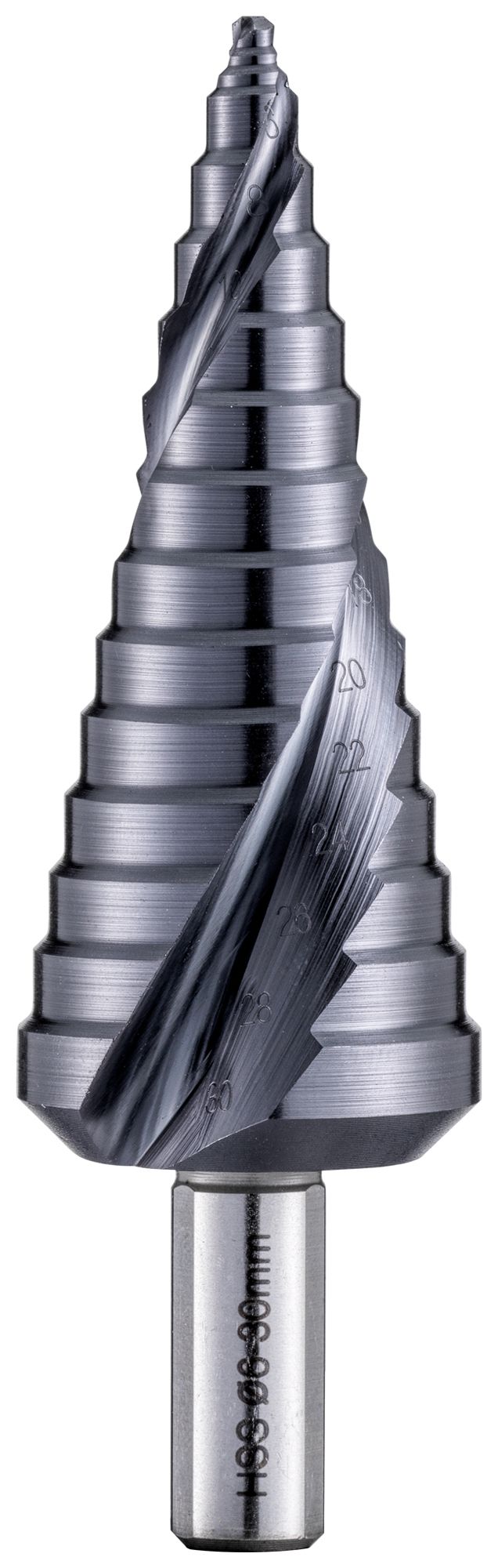 Punta multidiametro EFCO SBR-TiX HSS-Co5 Ø4…12×65mm 135°
