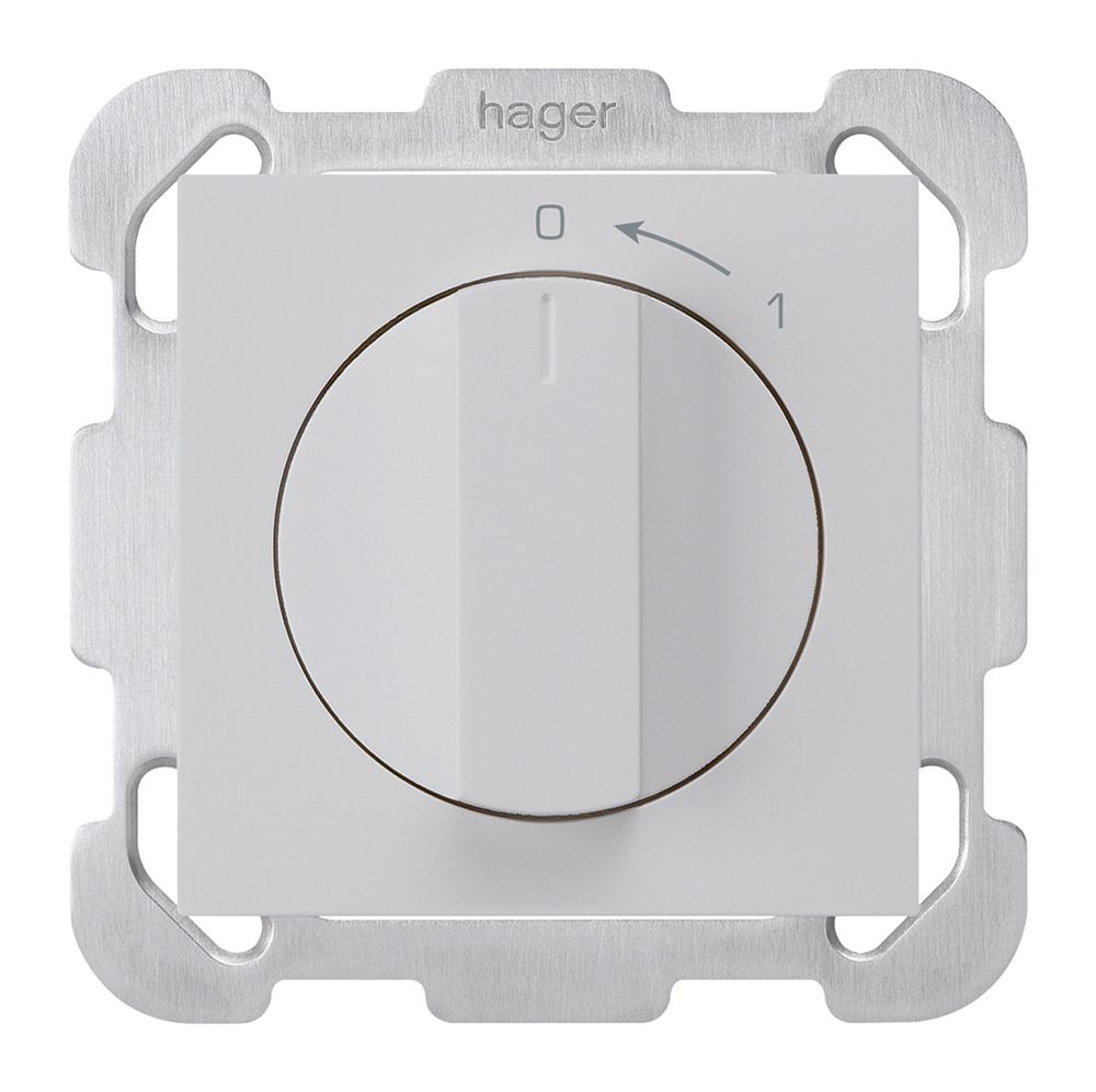 UP-Schwenktaster 0<-1/1L hellgrau kallysto mit Drehgriff