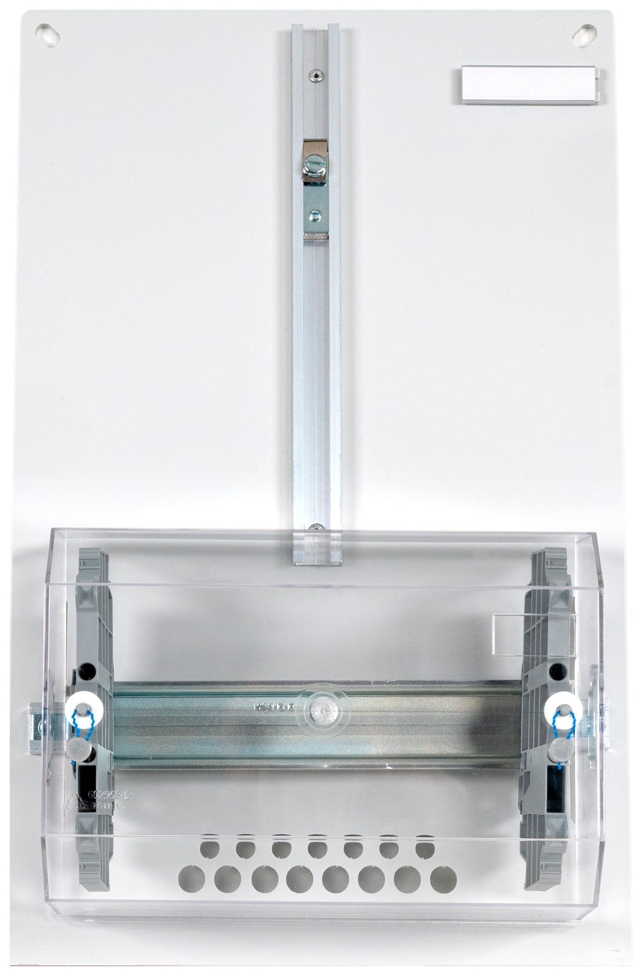 Plaque porte-compteur WAGO Flexi-Rail Box 155×210.9mm 1×pc