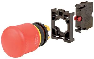 Interruttore arresto emergenza INS Eaton RMQ-Titan M22-PV-K01 sblocco trazi. 1NC