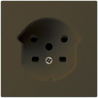 Steckdose kallysto T15 braun Schraubklemme