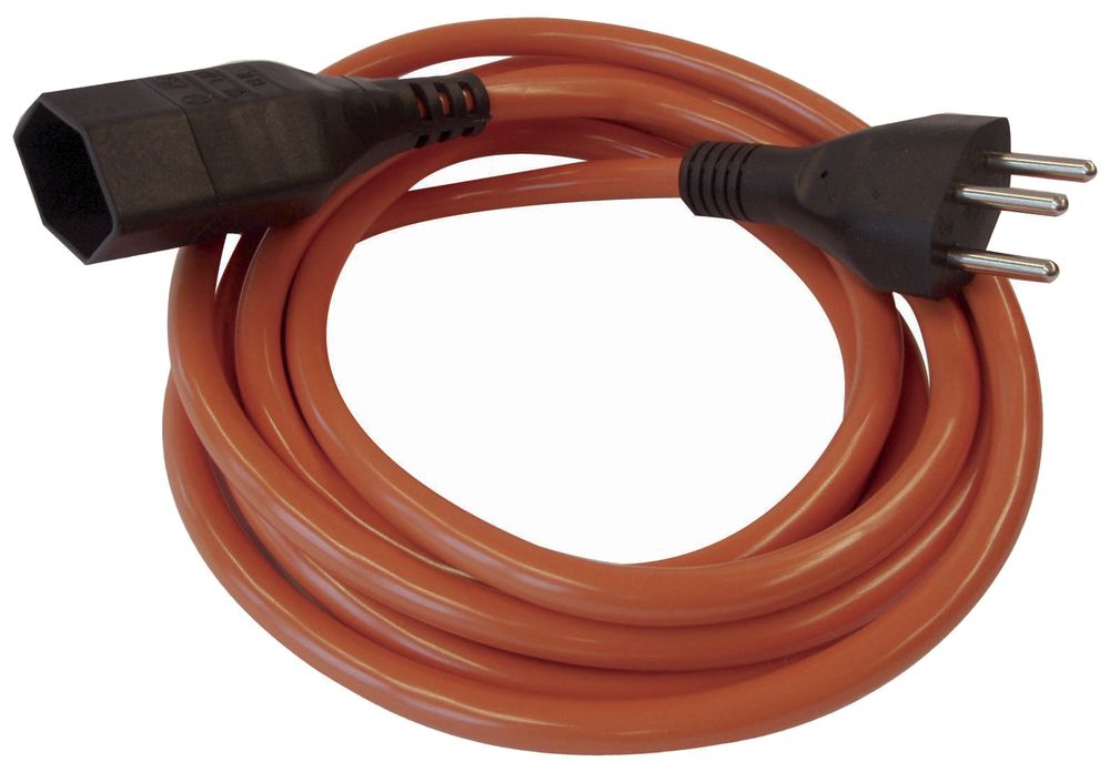 Prolunga T12/T13 5m EPR/PUR 3×1.5mm² arancione