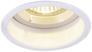 Downlight SLV HORN GU10 25W Ø76mm alluminio bianco