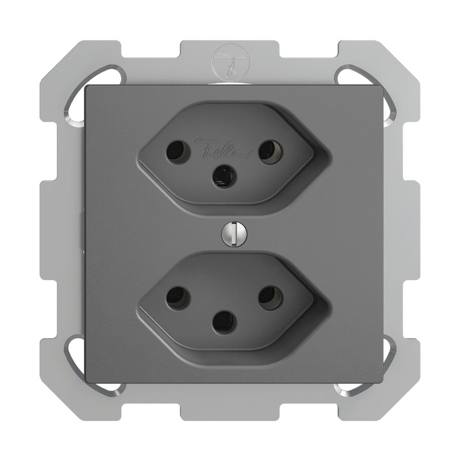 Presa INC EDIZIOdue 2×T13 grigio scuro