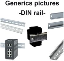 Platina per guida DIN fina 0.75KW Altivar11