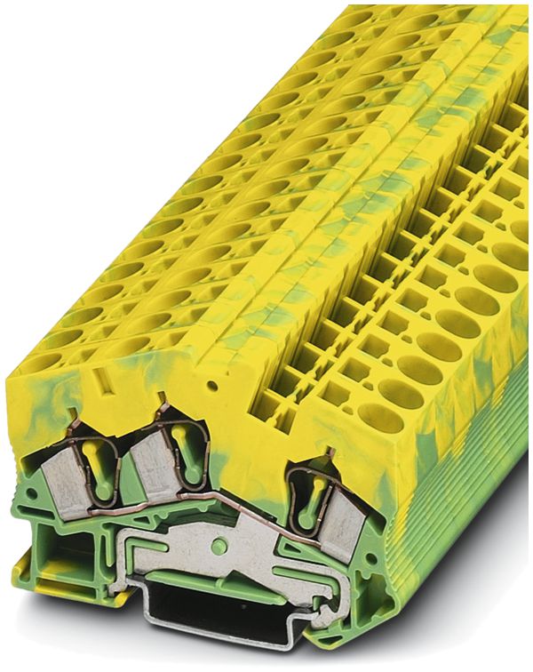 Borne de passage 0.2…10mm² vert/jaune STS 6-TWIN-PE