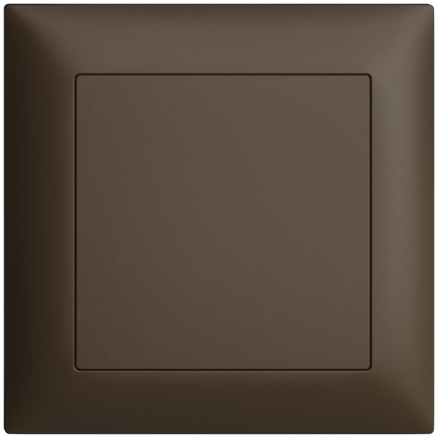 UP-Blindabdeckung EDIZIOdue coffee, ohne Zentrumsschraube