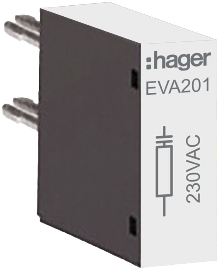 Modulo RC Hager 230VAC per fusibili EV007…EV015, EVN022