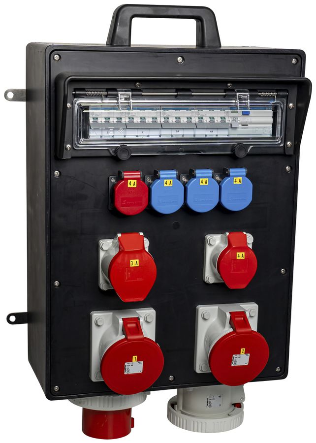 Distributore d.corre.DEM DB39262 125A 4×LS 1×FI 3×T23 4×T25 1×16A/32A/125A 2×63A