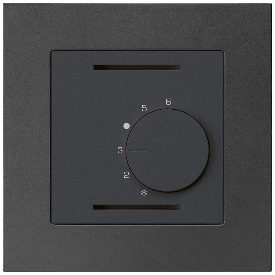 Termostato ambiente INC kallysto.pro nero senza interruttore