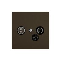 Antennendose TV-R-Daten EDIZIO.liv SNAPFIX® 11dB br