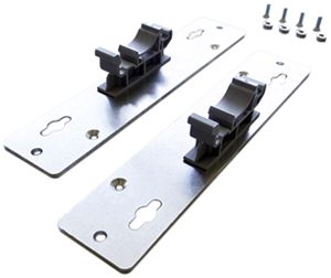 Kit di montaggio per guida DIN EisBär, c.alloggiamento VESA p.server 1.9/3.0/3.8