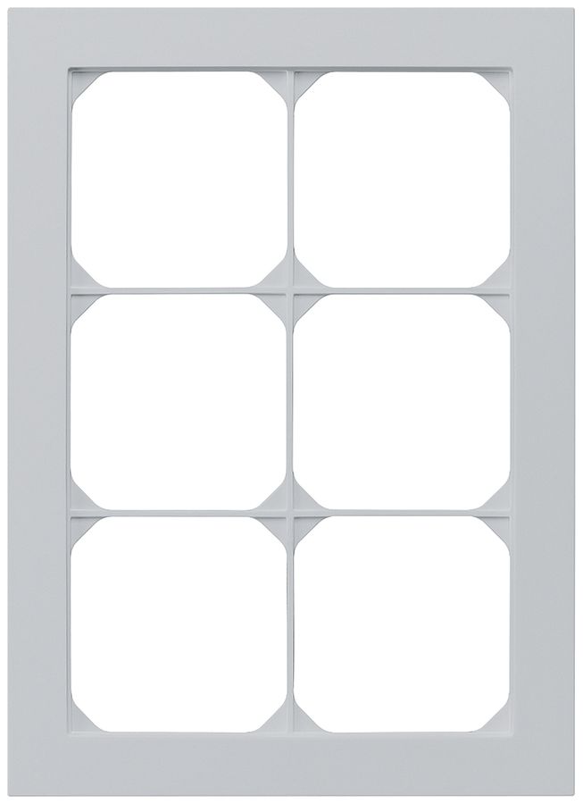 UP-Abdeckrahmen kallysto.pro 3×2 hellgrau 154×214mm