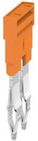 Querverbinder Weidmüller ZQV 4N/2 gesteckt 2L 6.1mm isoliert 32A orange