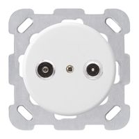 UP-Antennendose basico TV-R 23dB Durchgangsdose weiss