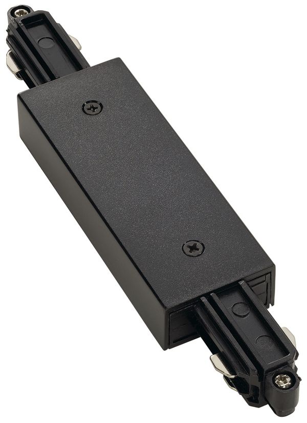 Längsverbinder SLV für 1-Phasen Stromschiene, mit Einspeisung schwarz