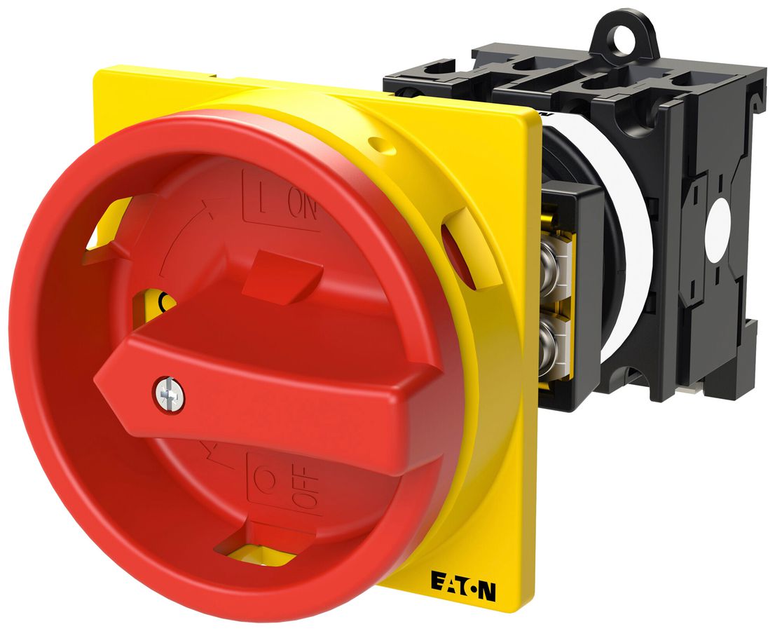 Sezio.di carico INS Eaton inte.principale T0-2-8900/V/SVB 4P 20A 690V IP65 rosso