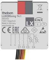 EB-Eingangsmodul Theben LUXORliving T4.1 4-Kanal 5VUC 38×37.3×12.4mm