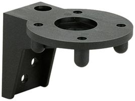 Équerre WERMA BWM, pour colonne de signalisation, pour montage sur pied, noir