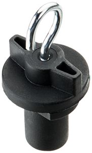 Supporto per sospensione SG ShopLine materiale sintetico/acciaio Ø25.6×52mm nero