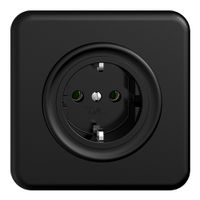 UP-SCHUKO-Steckdose Sdue QMI 16A, 250VAC, L+N+PE schwarz