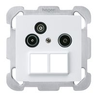 UP-Antennendose R/TV-Daten kallysto HMS B 2GHz 14db weiss