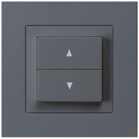 UP-Storenschalter kallysto.pro anthrazit mit 2 Funktionstasten Steckklemme