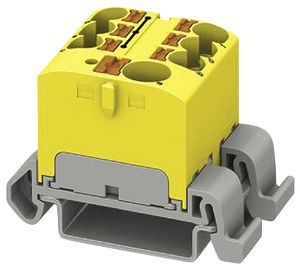 Verteilerblock PX PTFIX 10/6X4-NS35A YE