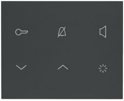 AP-Innenstation Audio Hager elcom.touch 2-Draht, schwarz