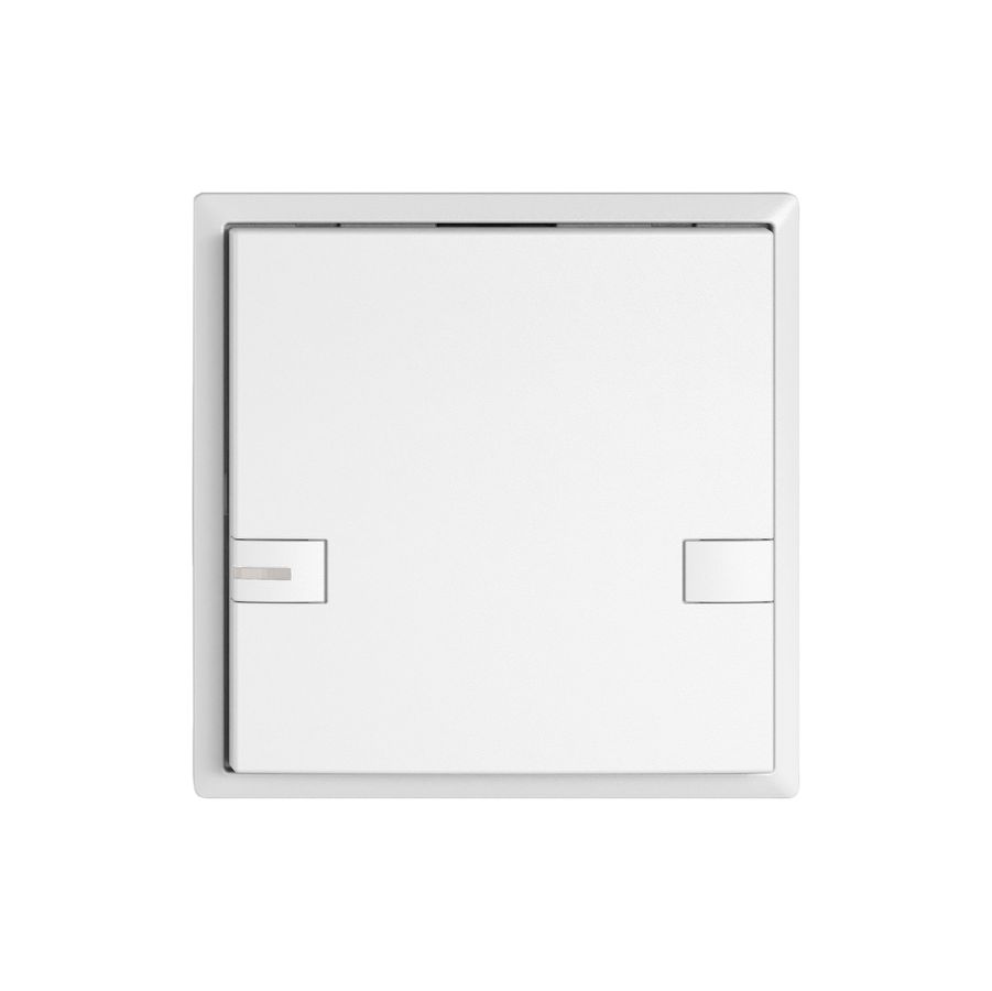 Poussoir universel EDIZIO.liv UNI SNAPFIX® 5…48V a.LED bleu 1× comm.2T bc