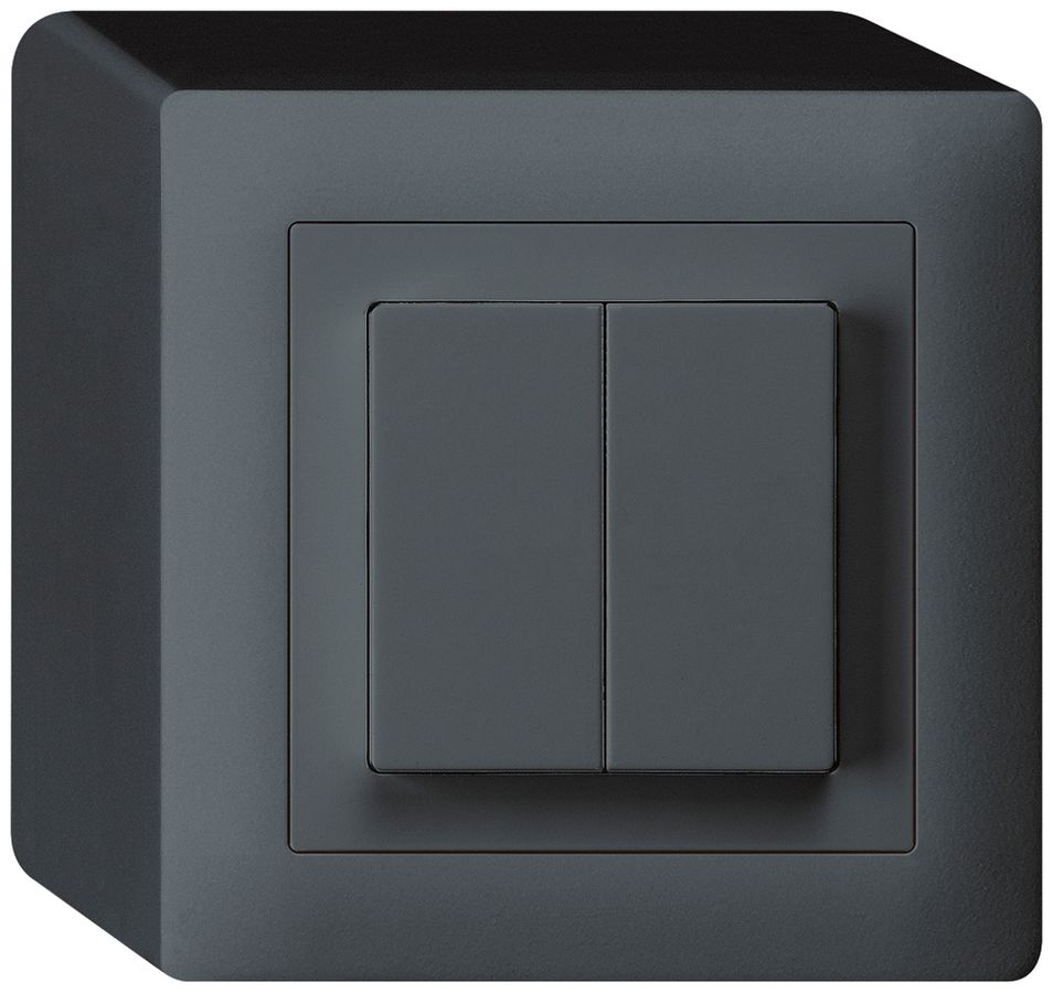 Poussoir AP kallysto 2×AR/1L anthracite