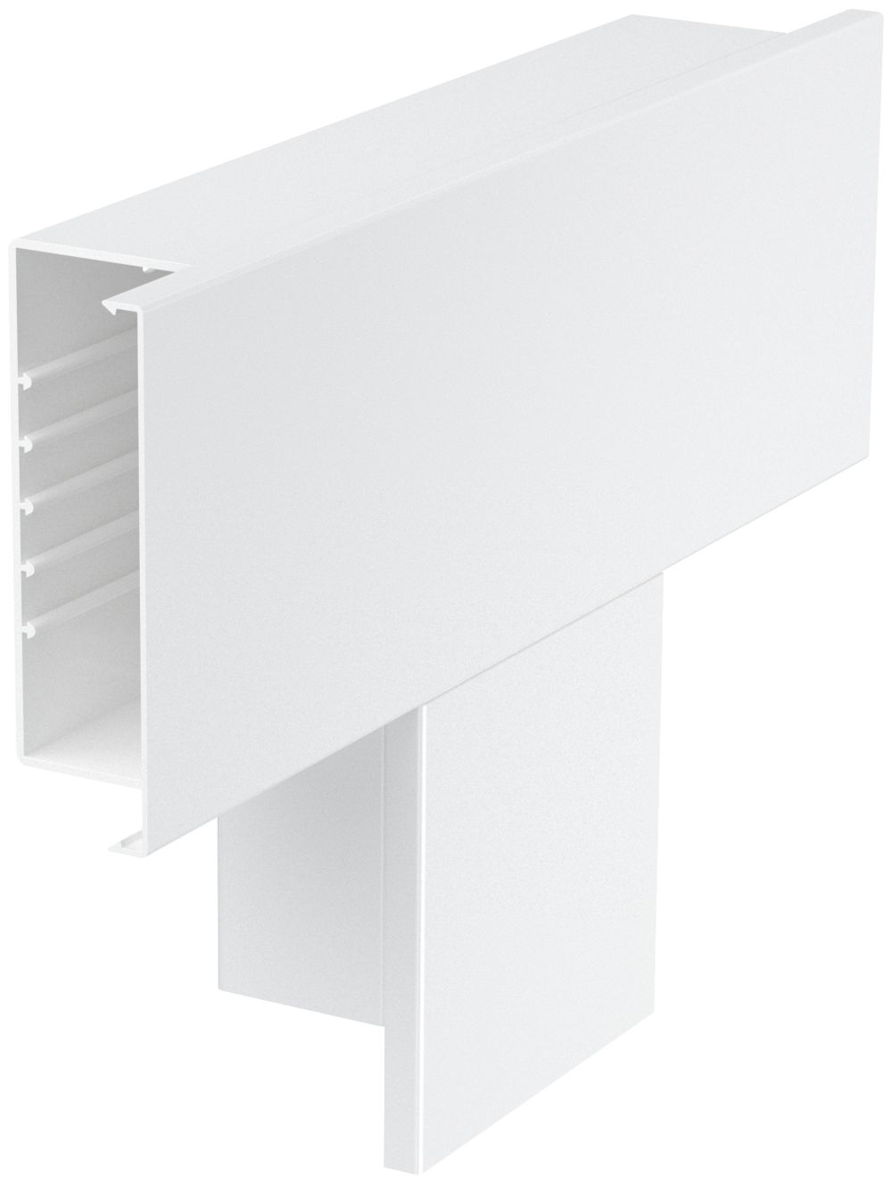 Dérivation T Bettermann 400×170×80mm, PVC, blanc pur, 9010