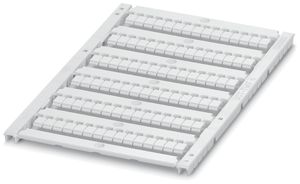 Bezeichnungskarte UCT-TMF 4 weiss für Klemmen 3.4×4.7mm