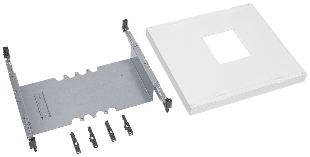 Kit Hager univers N 450×500mm per LS H3+MCCB P4 3/4 poli con comando per motore