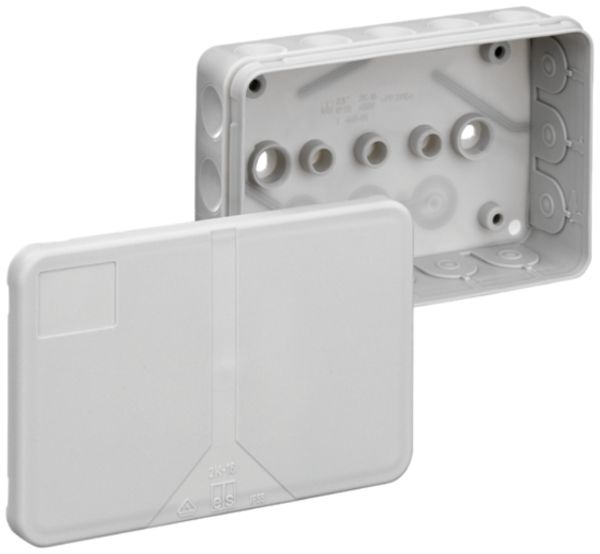 Boîte de dérivation AP 2K-16-L IP55 130×85×37mm gris
