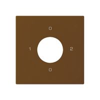 Kit de recouvrement kallysto pour interrupteur à clé S2/1 pôle brun