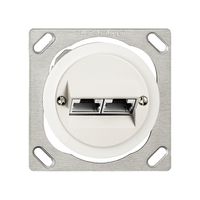 Boîte de raccordement INC JK 43 2RJ45 séparé, blanc