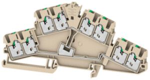 Borne de passage joignable WM S2T 2.5 8C 2.5mm² 4×2 DIN35 be