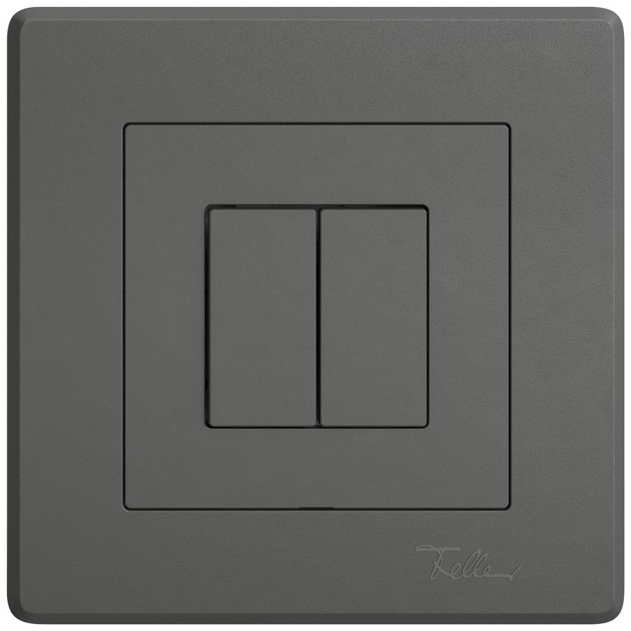 Comando per interruttore INC EDIZIO.liv Wiser SNAPFIX® 2C WLAN 2T grs