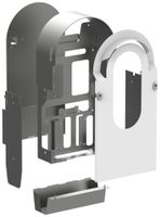 Montageset EVlink Pro AC für 1 Ladepunkt Wandmontage