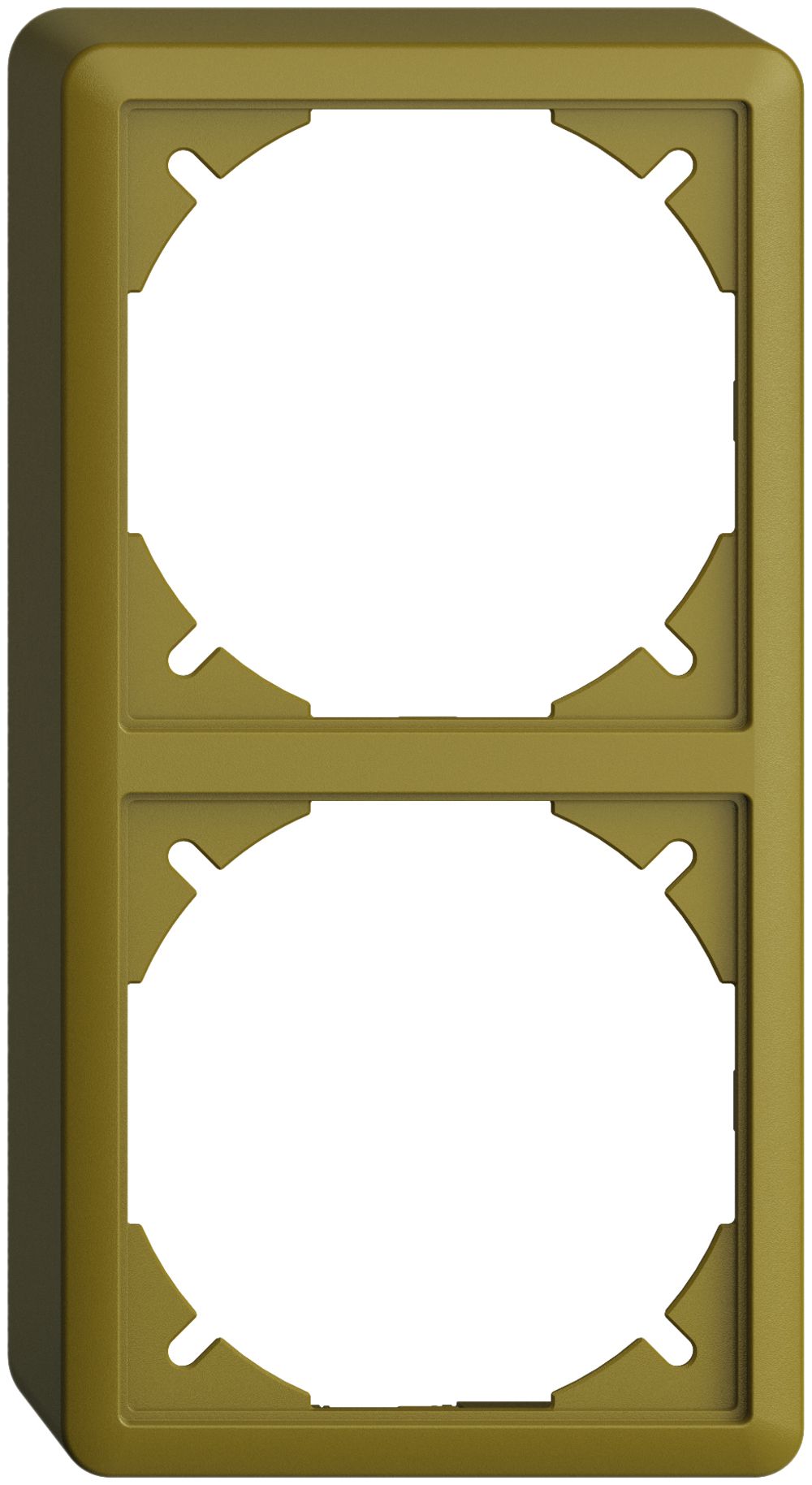 Capot EDIZIOdue 39mm I-I olive pour combinaison vertical/horizontal